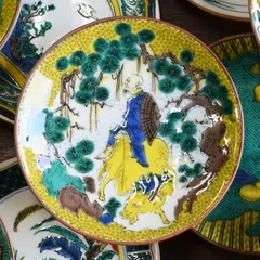 新品 名品 九谷焼 豆皿 吉田屋牡丹花肖柏図 おしゃれ 小皿 お皿 取り皿 ブランド 和座の蔵 和食器