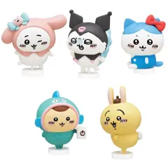 【中古】トレーディングフィギュア 全5種セット 「ちいかわ×サンリオキャラクターズ なりきりフィギュア」