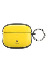 iFace First Class AirPods Pro 第1世代 専用 ケース (イエロー)【カラビナ付き アイフェイス 韓国 airpodsプロケース airpodsぷろケース 第一世代】 [イエロー]