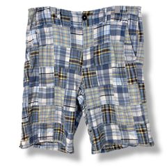 OLD U.S.VINTAGE Patch Work Shorts 【M】 90年代 ショーツ パッチワーク 古着 ヴィンテージ ブルー系 インド製