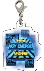 [중고] 열쇠 고리 EMERGENCY (블루) [신세기 에반게리온 ~ 미래에의 포효 ~ 아크릴 매력 컬렉션 ST 통상 화면 보류]