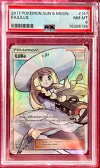 帽子リーリエ 英語版 PSA ポケモンカード トレカ