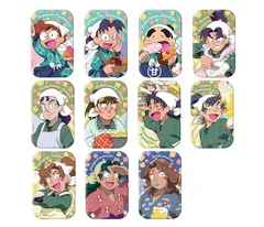 【新品/公式】忍たま乱太郎_まるかくカンバッジ 1pcs 公式グッズ colleize