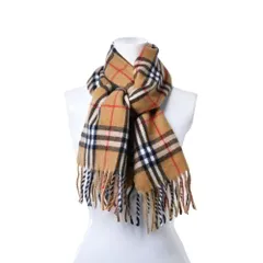 Burberry London ヴィンテージ ノバチェック ラムウール マフラー
