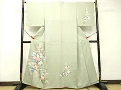 本加賀友禅 魚津誠 花草文様 訪問着 共八掛 一つ紋 正絹 作家 落款 2025年最新】本加賀友禅 訪問着の人気アイテム - メルカリ