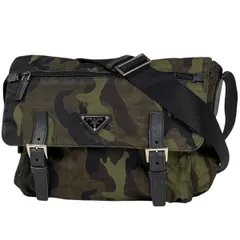 PRADA ショルダーバッグ プラダ メッセンジャー カモフラ VA0887 楽天市場】【バッグ】PRADA プラダ ナイロン メッセンジャー