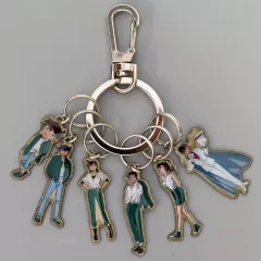 【中古】キーホルダー 集合 6連キーチェーン 「劇場版 名探偵コナン 100万ドルの五稜星」 劇場グッズ