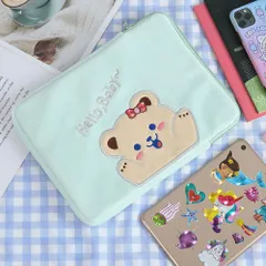 タブレットポーチ かわいい 11インチ iPad 保護ポーチ 収納 傷防止 バッグ ケース スリーブ タブレット カバー ポケット zzr03294951995