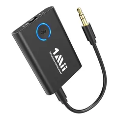 【数量限定】1Mii Bluetooth トランスミッター テレビ ブルートゥース レシーバー オーディオ 送信機 BT 5.3 受信機 一台二役 2台同時接続 aptX Adaptive/aptX LL 低遅延/aptX HD/AAC AUX イヤホンジャッ