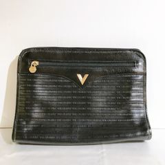 極美品 Valentino Garavani ヴァレンティノ クラッチバッグ 極美品 VALENTINO クラッチバッグ セカンドバッグ ロゴ レザー