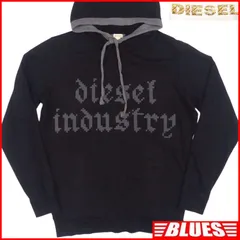 DIESEL ディーゼル スウェット S メンズ トレーナー 黒 ブラック フード フーディー パーカー ロゴ プリント スウェットサイズS一覧←SEULB屋着古← TY3883
