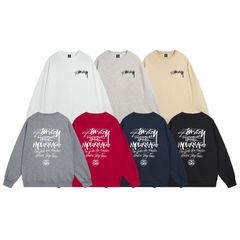 Stussy SS23 モダニストロゴプリントクルーネックスウェットシャツ