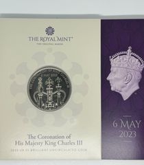 イギリス ロイヤルミント製造 2023 イギリス チャールズ3世 戴冠記念 £5