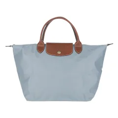 新品 ロンシャン LONGCHAMP ハンドバッグ ル プリアージュ トップハンドルバッグ Mサイズ スティール