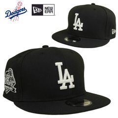 海外限定】 ドジャース×ボーンレイズド 9FIFTY ブラック キャップ ①