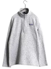 【お得なクーポン配布中!】 パタゴニア ベターセーター ハーフジップ レディース XL 17年製 Patagonia ニット フリース ジャケット プルオーバー ジャンパー 裏起毛 灰