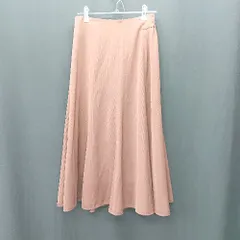 ◇ ⊂ fredy emue フレディ エミュ ロング丈 フレア スカート サイズ36 ブラウン レディース E  【1412090007125】