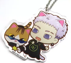 【中古】雑貨 三ツ谷隆＆ニャン太郎 アクリルキーホルダー 「くじメイト 東京リベンジャーズ×なめ猫」 C-7賞