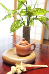Clear cement purple clay teapot 紫砂壺 中国茶器 茶道具 泡茶 茶壺 茶杯 ティーポット 急須