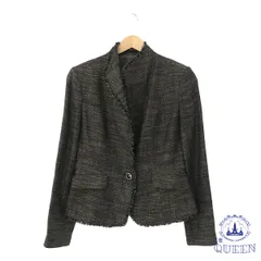 ☆美品☆ COMME CA ISM コムサイズム アウター テーラードジャケット ポケット付き カジュアル 長袖 レディース ブラック 901-14872 送料無料 古着