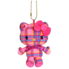 ハローキティ マスコットホルダー MC コレクション タータン PK ピンク サンリオ