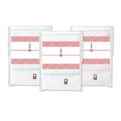 挨拶 粗品 タオル 今治 引っ越し ポストに入る のし風シール付き 手提げ付き [3個セット] かわいい おしゃれ