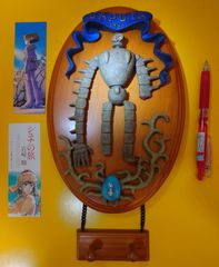 【オマケ付ナウシカ栞宮崎駿】スタジオジブリ　天空の城ラピュタロボット兵　ウォールアート
