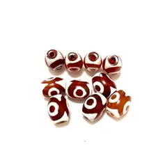 【まとめ売り】『三眼天珠』　10個セット　チベット　天珠　ST001-2