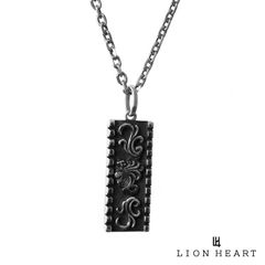 ライオンハート “HOWL” タテガミ ハウル プレート ネックレス シルバー925 メンズ ブランド LION HEART