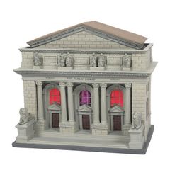 Department 56 고스트 버스터즈 라이브러리 오브제 높이 19.2cm 영화 점등 Department 56