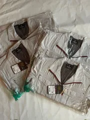 使い捨て作業にどうぞ！訳あり！4枚の価格！！大処分半額以下　！！通常ネーム代サービス！32597　作業服　ワーク　長袖ジャンパー　クロダルマ　㊵　M-2.LL-2 セット