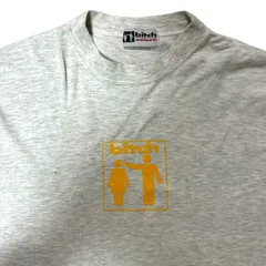 【激レア商品】 90s bitch skateboards スケーター デニム USED】90'S BITCH SKATEBOARDS BORDER T-SHIRT | K