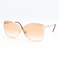 36 超美品　イヴサンローラン　31-4612 度付き オーバルサングラス 良品 イブサンローラン 31-3605 ゴールドカラー メンズ