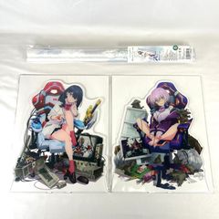 SSSS.GRIDMAN グリッドマン 宝多六花 新条アカネ アクリルフィギュア ゲーミングチェアver. WEBくじ A賞 特大タペストリー 3点セット 未開封