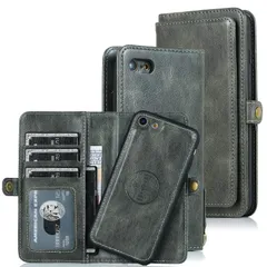 新品 Pelanty for iPhone SE (第3世代) 2022/ iPhone SE (第2世代) 2020 ケース手帳型 iPhone7 2in1背面カバー iPhone8 PUレザー+TPU 分離式 両用2way 取り外し自由 携帯カバー 財布型