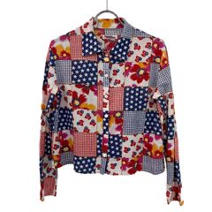 美品 VINTAGE HYSTERIC GLAMOUR パッチワーク シャツ