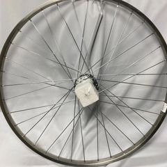 自転車 ホイール 後輪26X1 3/8 外装ローラー ステンリム 敷島自転車