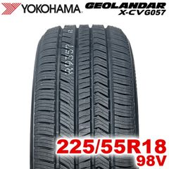 【2024年製】 送料無料 YOKOHAMA 225/55R18 98V GEOLANDAR X-CV G057 ジオランダー ヨコハマタイヤ ノーマルタイヤ 夏タイヤ サマータイヤ 1本