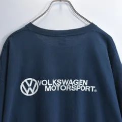 90〜00s Volkswagen Motorsport フォルクスワーゲン  企業ロゴ Tシャツ 自動車 ドイツ車 ネイビー ヴィンテージ モーダースポーツ ビンテージ ヨーロッパ古着 メンズXXL相当のサムネイル