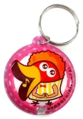 【中古】キーホルダー・マスコット(キャラクター) キョロチキ先輩(ピンク/ネイビー) LEDキーホルダー 「キョロちゃん×ファミリーマート 森永キャンペーン」 対象商品購入特典