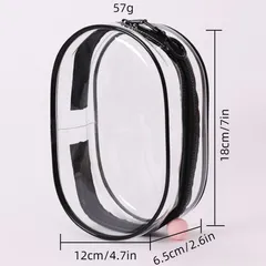 ブラック おもちゃ用　クリアポーチ　ラブブ　保護ケース＆防塵ボックス 1/2/3世代対応 多機能　ホルダー付き　おしゃれな