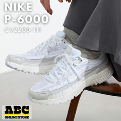 24.0cm NIKE P-6000 WHITE/WHITE-SAIL-VAST GREY ナイキ P-6000  cv2209-111