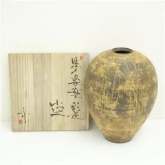 笠間焼 陶器 壺 置物 笠間焼 陶器 壺 置物