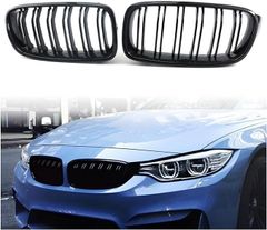 BMW 3シリーズ F30/F31/F35 用 キドニーグリル ダブルフィン 社外品 カーボン調 2012-2019CYB686目玉商品