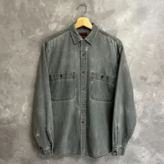 Levi´s デニムシャツ ブラック グレー サイズM