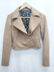 ◇ rienda リエンダ 長袖 ジャケット サイズS ブラウン レディース P  【1406110017164】