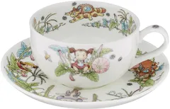 Noritake ノリタケ ミルクティー カップ & ソーサー 325cc となりのトトロ ひるがお編 電子レンジ対応 1客 ボーンチャイナ T97285A/4660-4 [01:ミルクティーカップ&ソーサー] [04:ひるがお編]