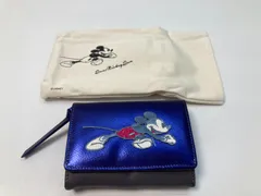 アコモデ ACCOMODE 本革財布 ミニ財布 ミッキーマウス コンパクト
