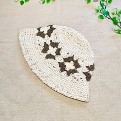 ヤーポン✩お揃2セット　4品　クラッシャーハット　クロシェ　バケットハット 春夏用 クロシェハット バケットハット クラッシャーハット