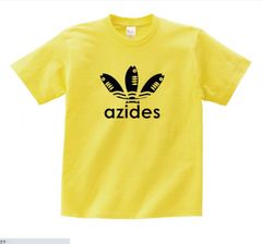 【子供130cm】5ozアジですTシャツパロディ親子うけるおもしろおそろコーデ